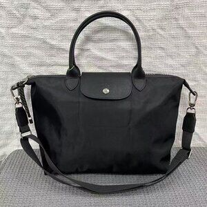 Medium Longchamp Black Crossbody Bag